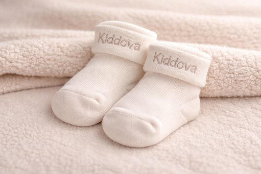 Kiddova Personalised Baby Socks – Soft Cotton Socks with Custom Name