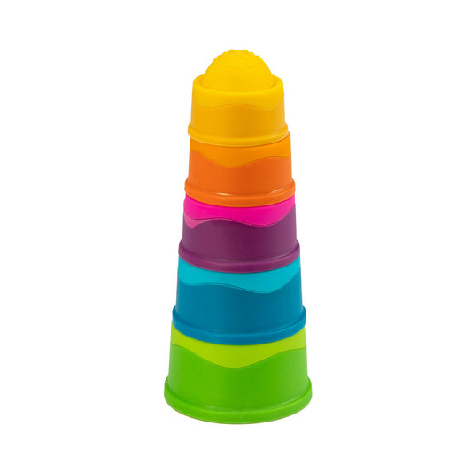 Little Brainies – Dimpl Stack | Sensory Stacking Toy with Pop Bubbles for Babies & Toddlers