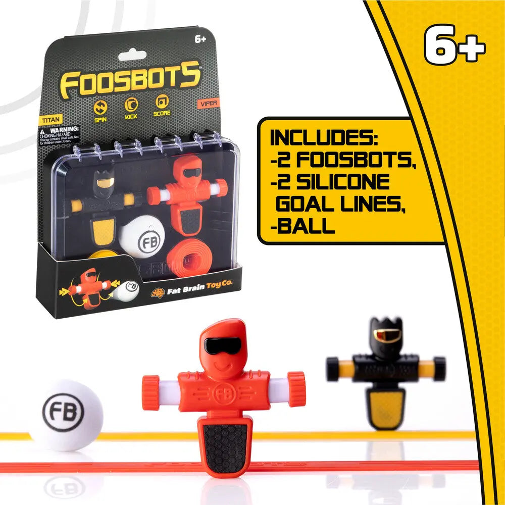 Foosbots 2 Pack | Battling Action Robots for Kids – Motion & Kick-Control Play