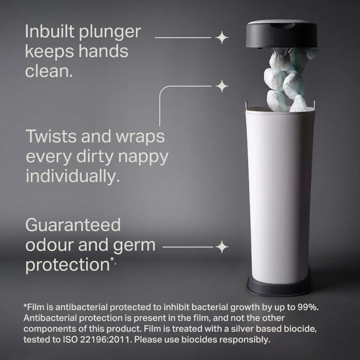 🍼 Tommee Tippee Twist & Click XL Nappy Disposal Bin – Large Capacity Odour Control